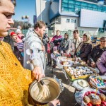 Освящение куличей, Пасха, храм царя страстотерпца Николая в Аннино